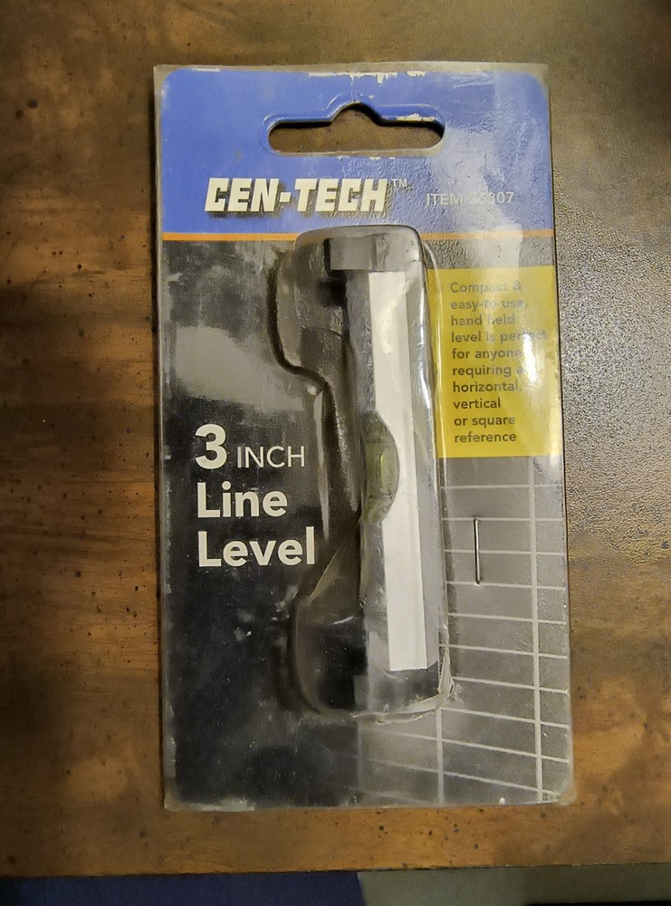 Cen-Tech #36807 3 Inch Line Level