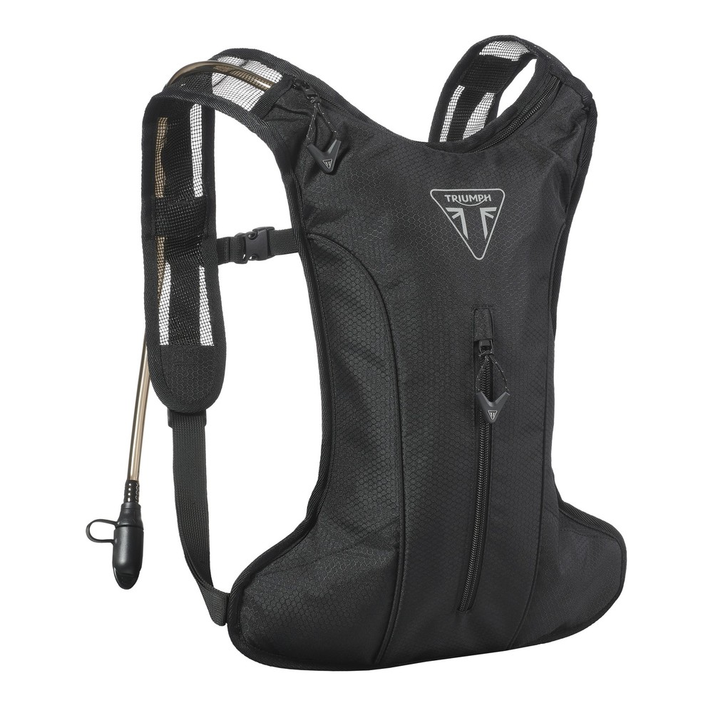 Triumph Motorcycles MLUA24003 - 2L Hydro Backpack Hydration Pack Black