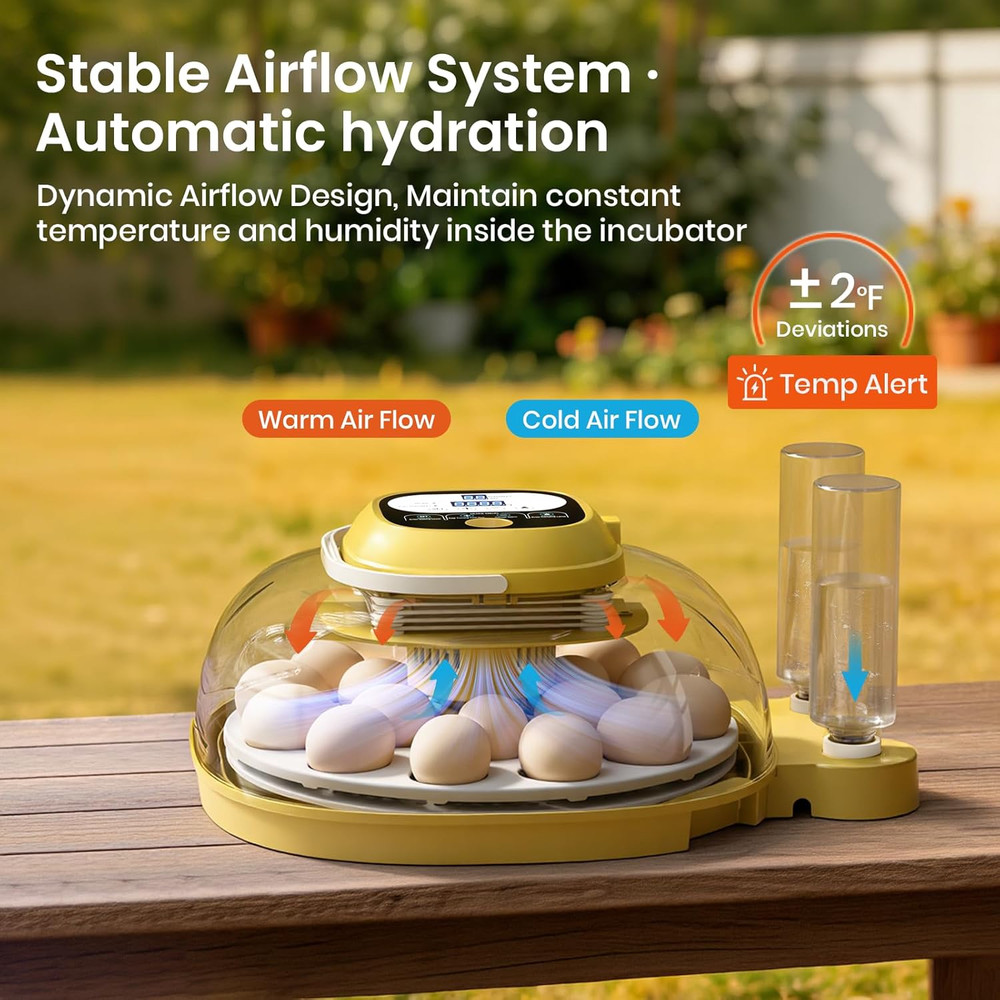 Egg Incubators for Hatching Eggs with Automatic Egg Turning & Humidity Control -