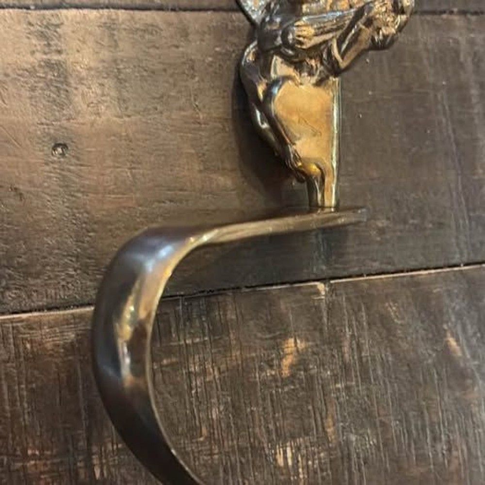 Brass Victorian Angel Stocking Holder