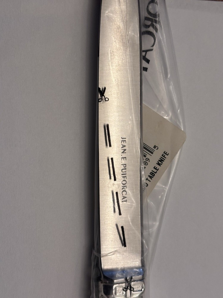 Puiforcat CHANTACO Silver Plated Table Knife New