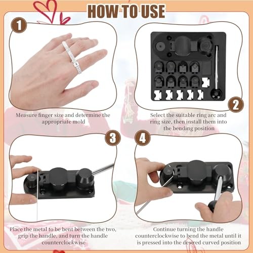 Ring Bender Kit for Spoons, Ring Bender Tool, Spoon Rings Bending Machine