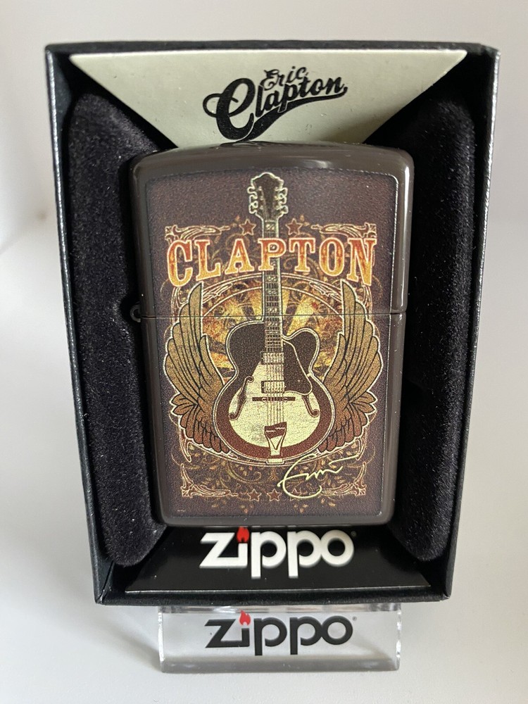 Zippo Eric Clapton On A Dark Brown 2022 Lighter