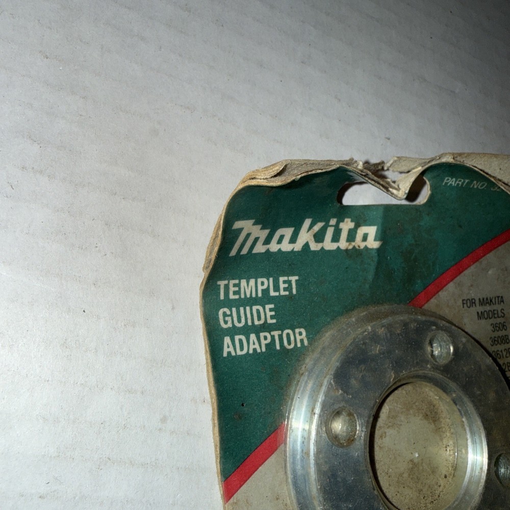 RouterTemplate Guide Bushing Adaptor Makita Tool Multiple Models Packing Damaged