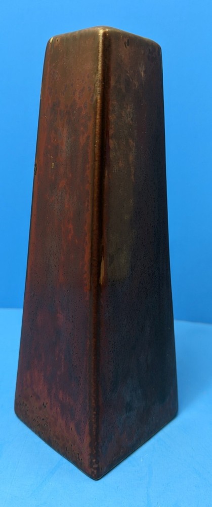 Ceramic Pillar Candle Stick Holder - Brown