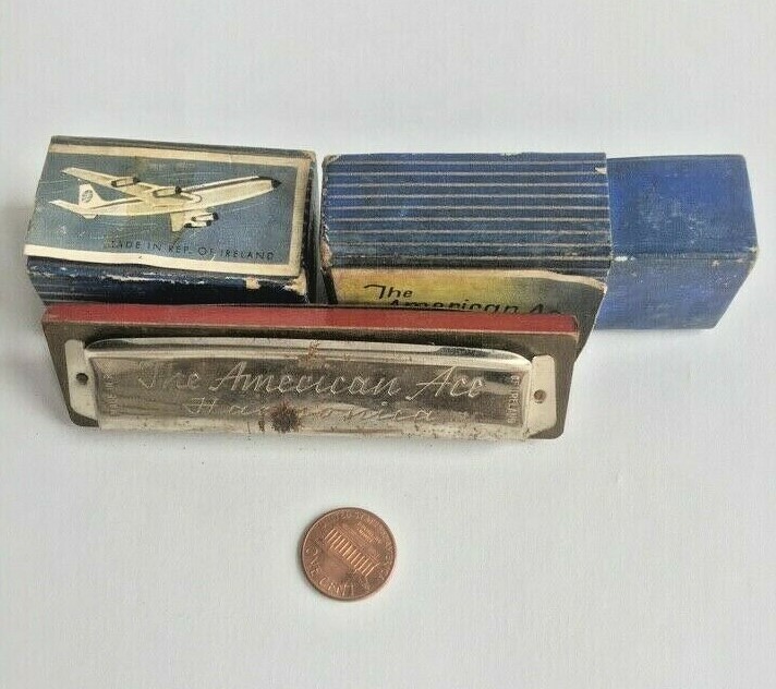 "THE AMERICAN ACE" HARMONICA, MADE IN IRELAND