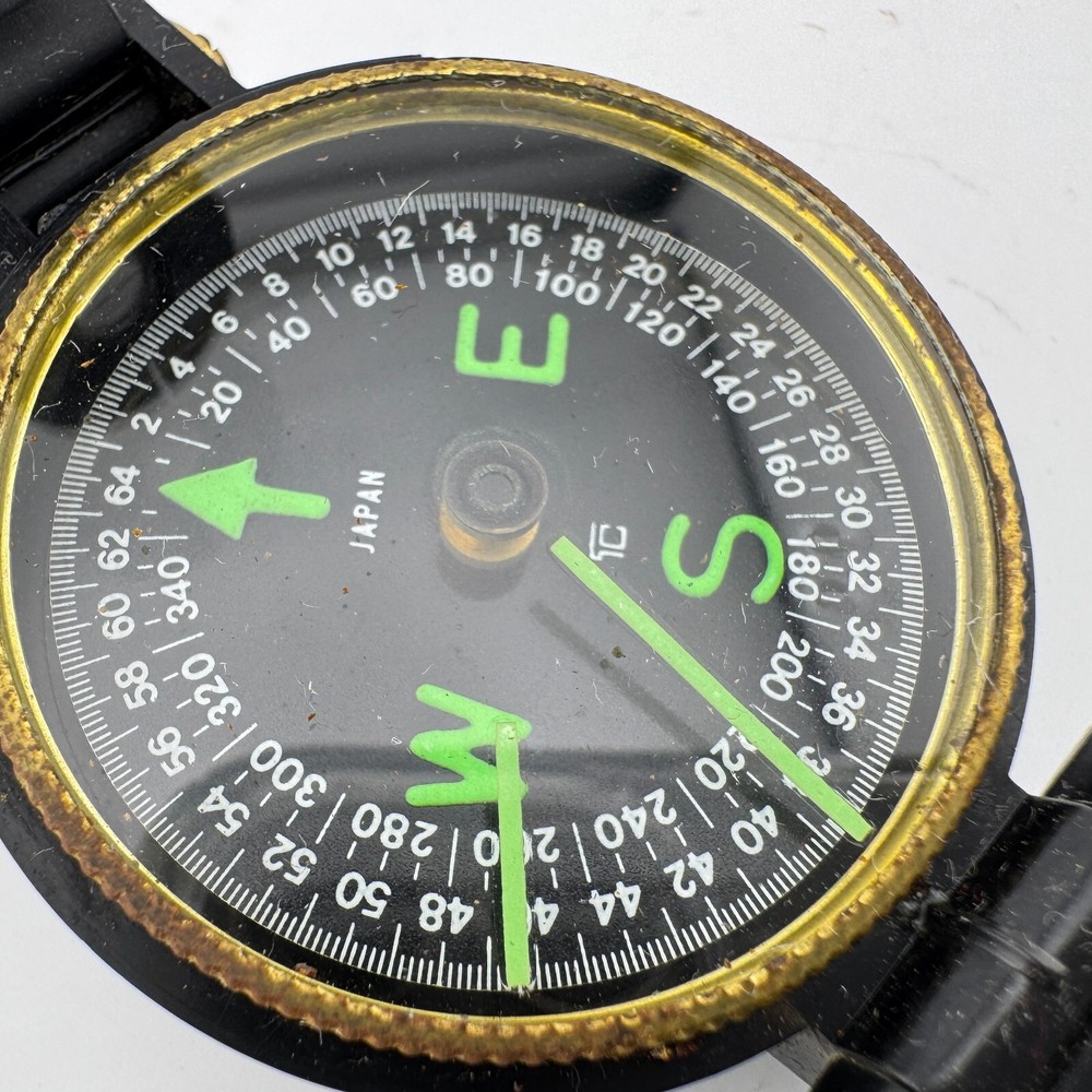 WFS Engineers' Lensatic Compass w/ Box & Bag - No 111