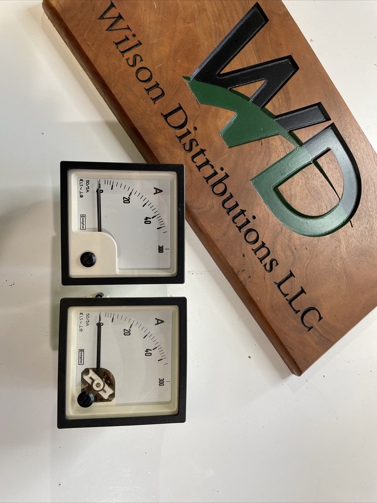 CROMPTON METER AMPS E243-022A-G-LS-ZZ-C7 NOS DIN Standard