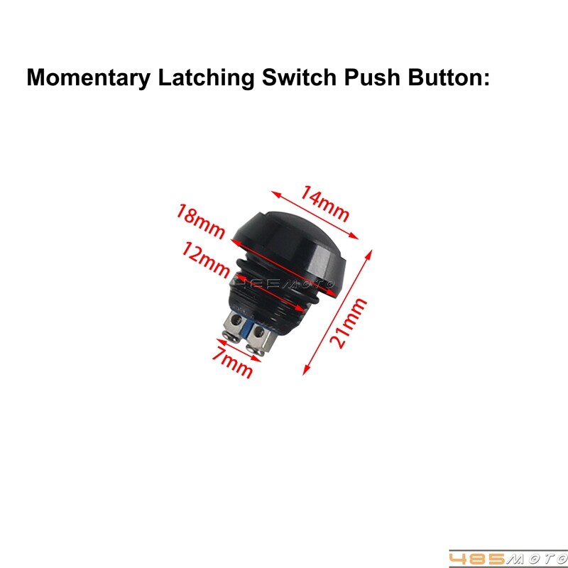 Motorcycle Handlebar Switch Button Momentary Button For Harley XL Softail Dyna