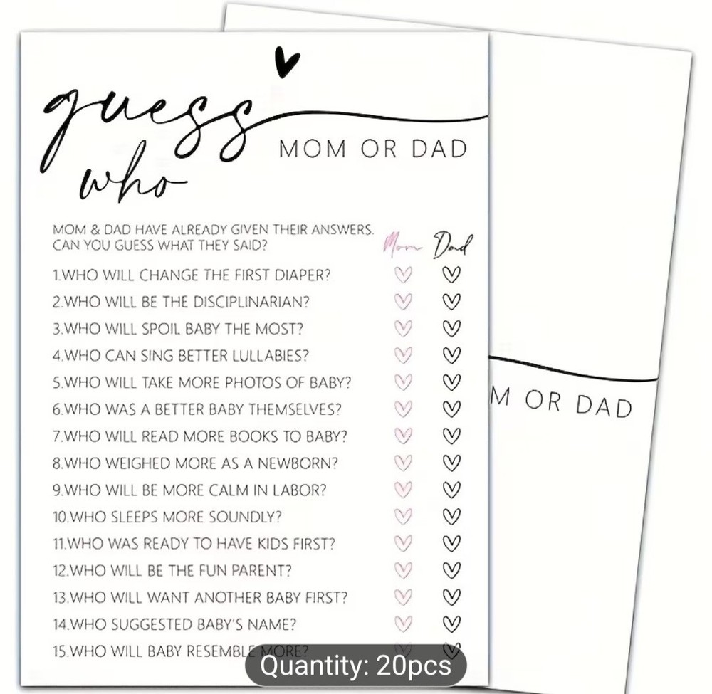Baby shower games Bundle!