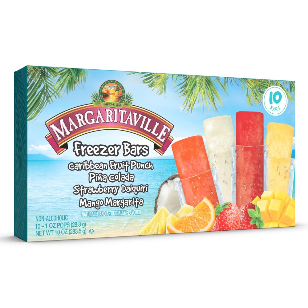 Margaritaville Freezer Bars, Assorted Flavors, 1 Oz 10 Fl Oz, ASSORTED