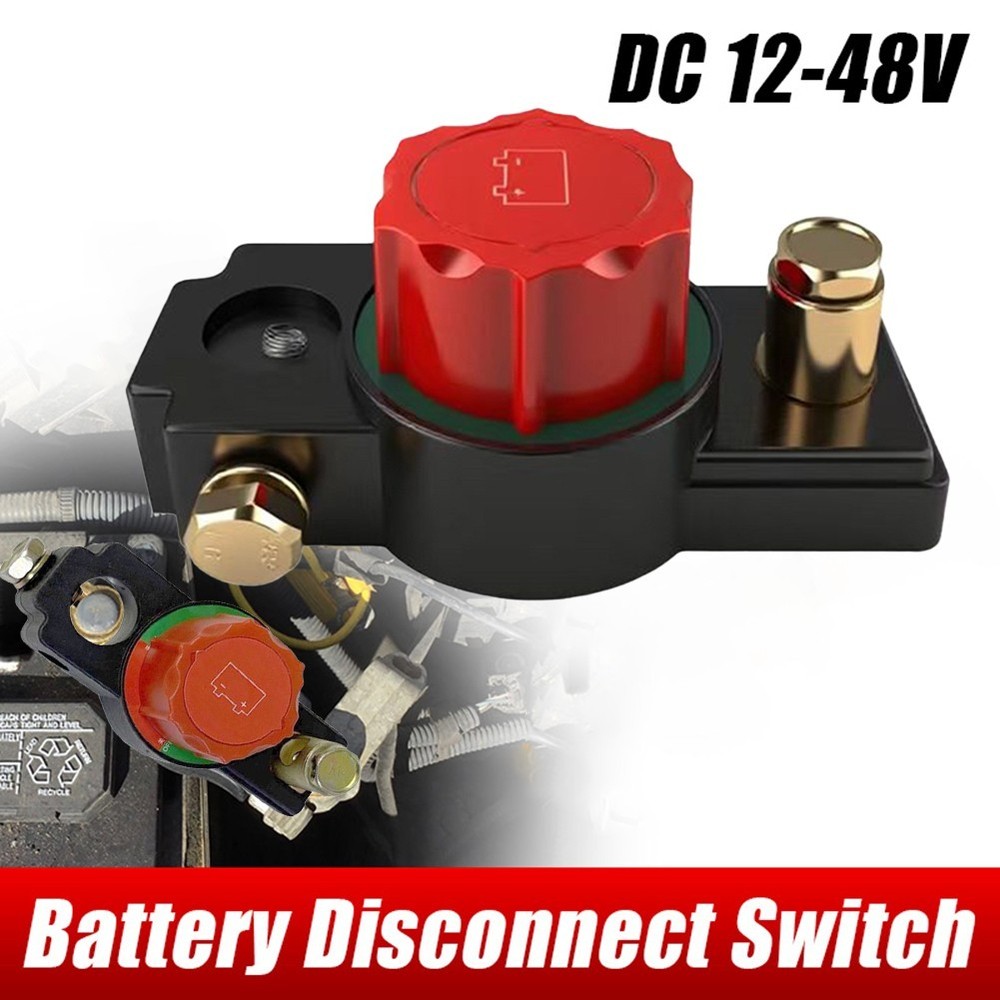 Car Battery Disconnect Switch 12V 24V Negative Terminal Stable Performance
