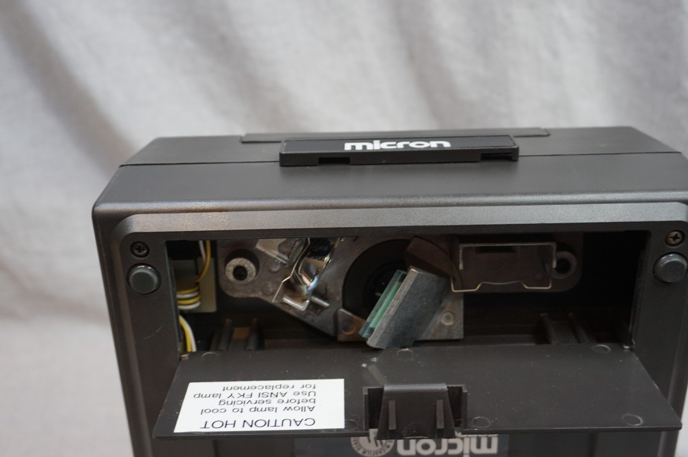 Micron 720 Portable Microfiche Reader For Parts No Battery Untested