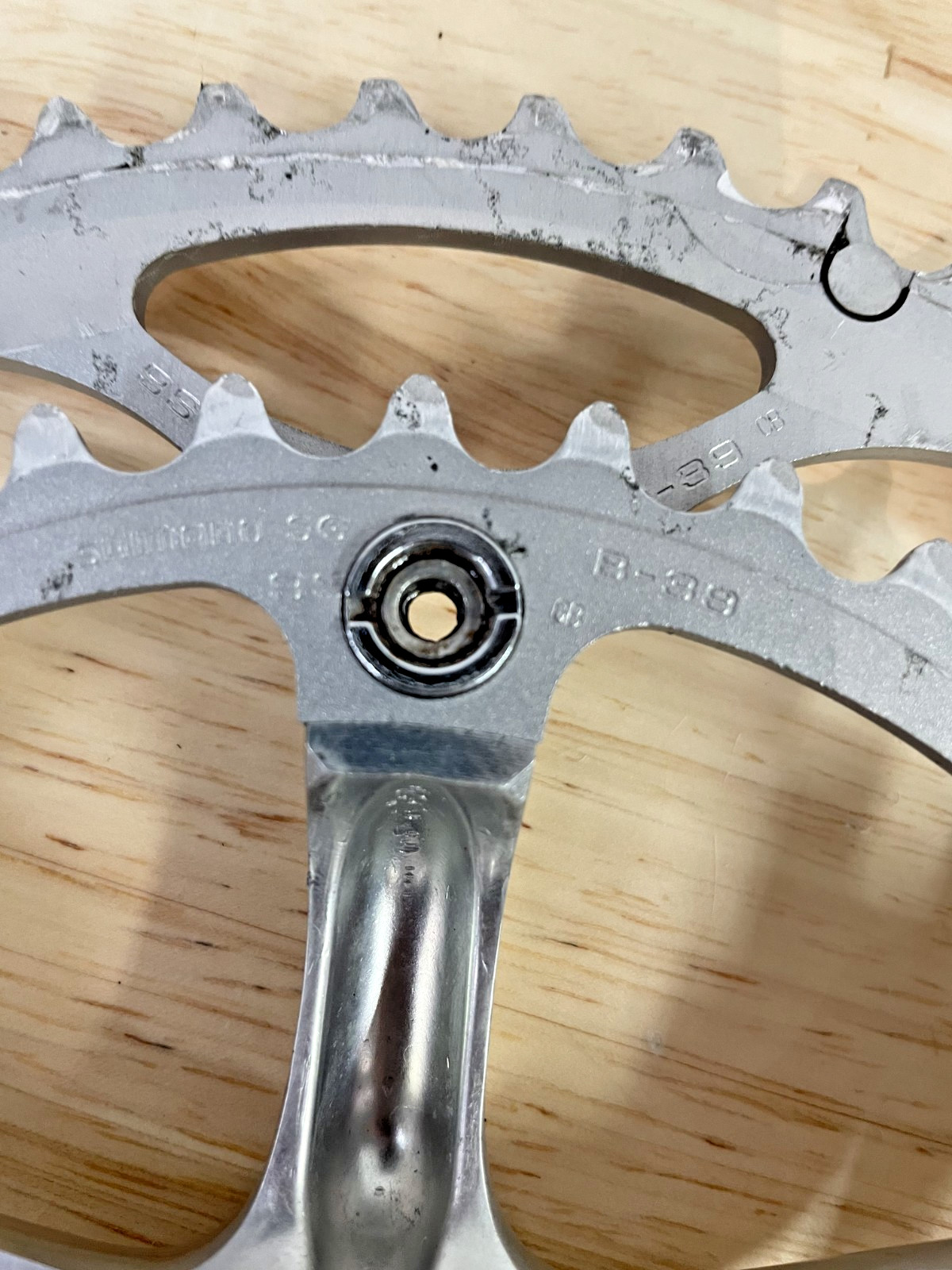 Shimano Ultegra 170mm FC6500 v1 Octalink 53/39T road double crankset 130BCD