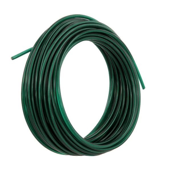 5/32 in. x 50 ft. Vinyl Coated Wire Clothesline, Green