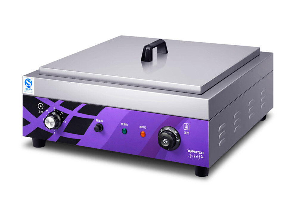 220V Multifunction Dumpling Fryer Electrical Gyoza Grilling Machine with Timer