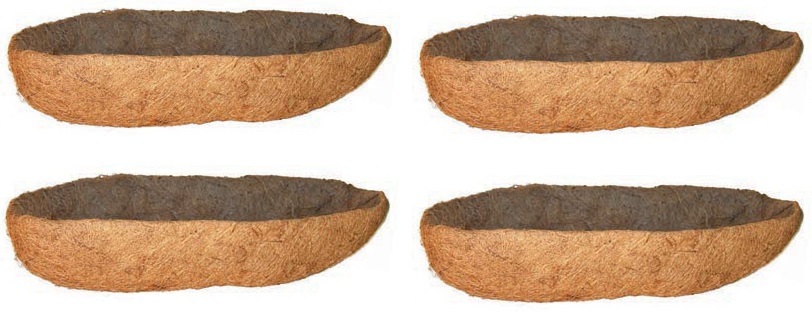 GT 88598 30" Trough Window Box Planter Replacement Coco Liners - Quantity 4