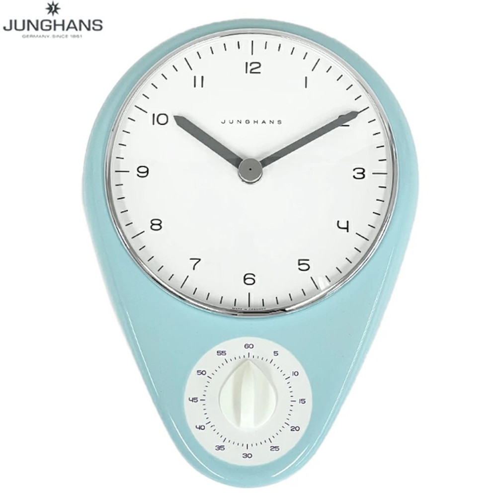 JUNGHANS Kitchen Clock Wall Clock Max Bill Quartz Rare New w/Case