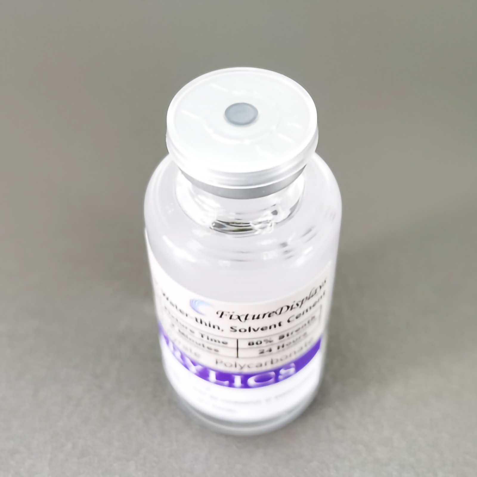 1 Ounce Acrylic Glue Glass Bottle Plexiglass Cement Adhesive DIY Art Craft 11310