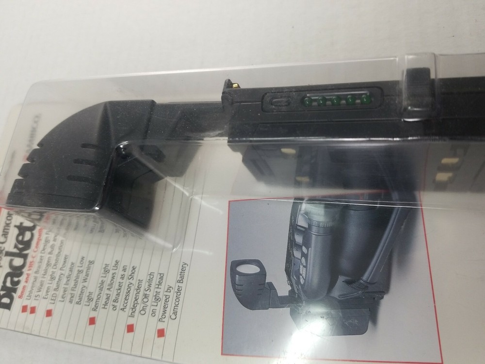 ambico multi-purpose camcorder bracket light model v-8814