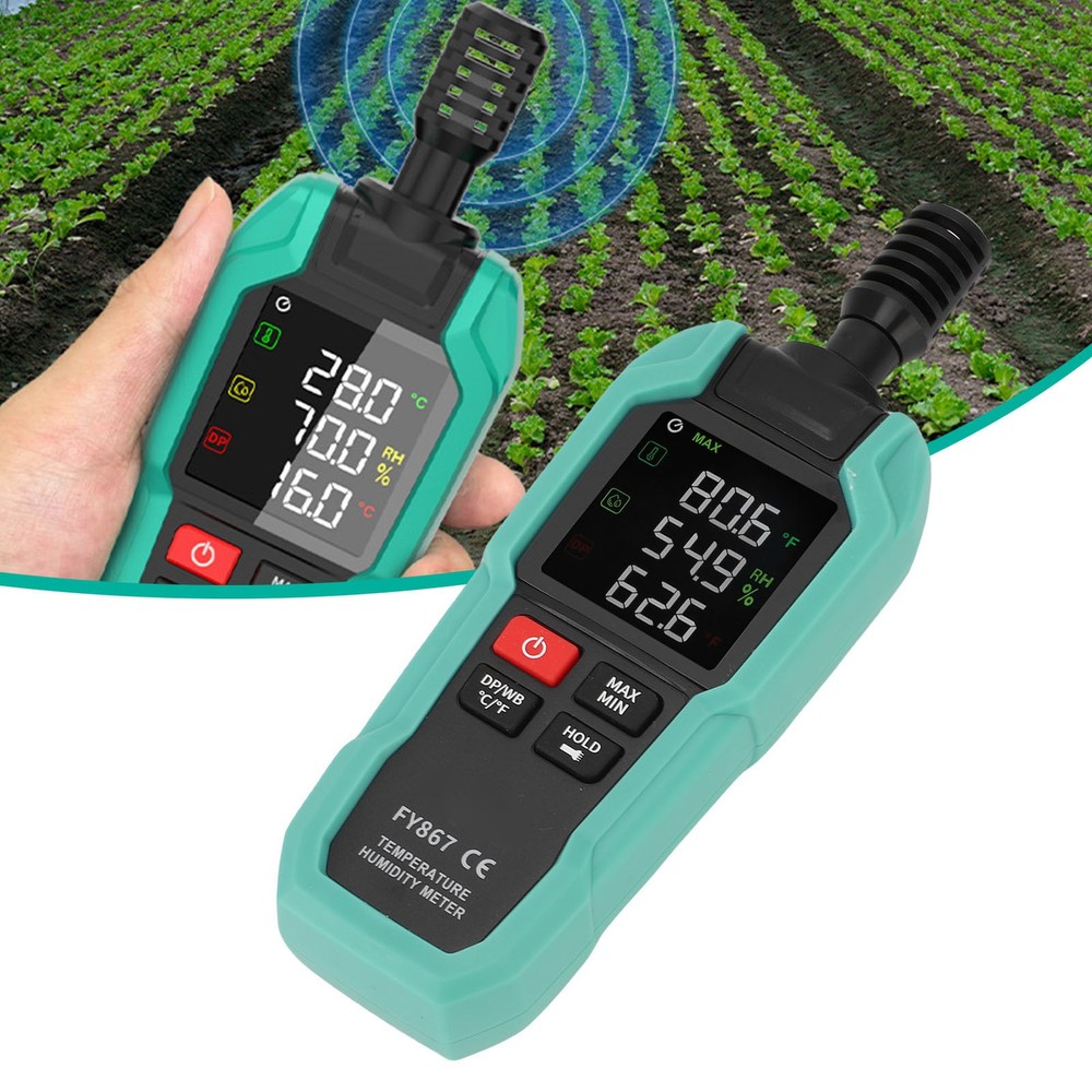 Digital Temperature Humidity Meter Relative Humidity Handheld Hygrometer