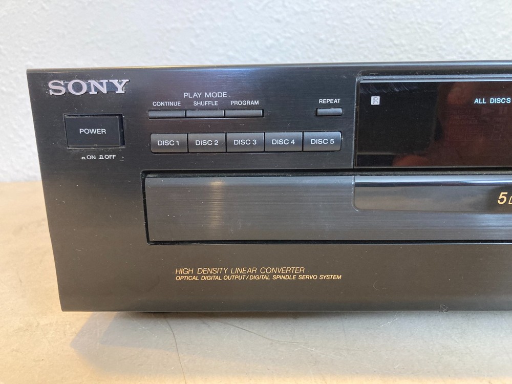 Sony CDP-C445 5 Disc CD Changer Player
