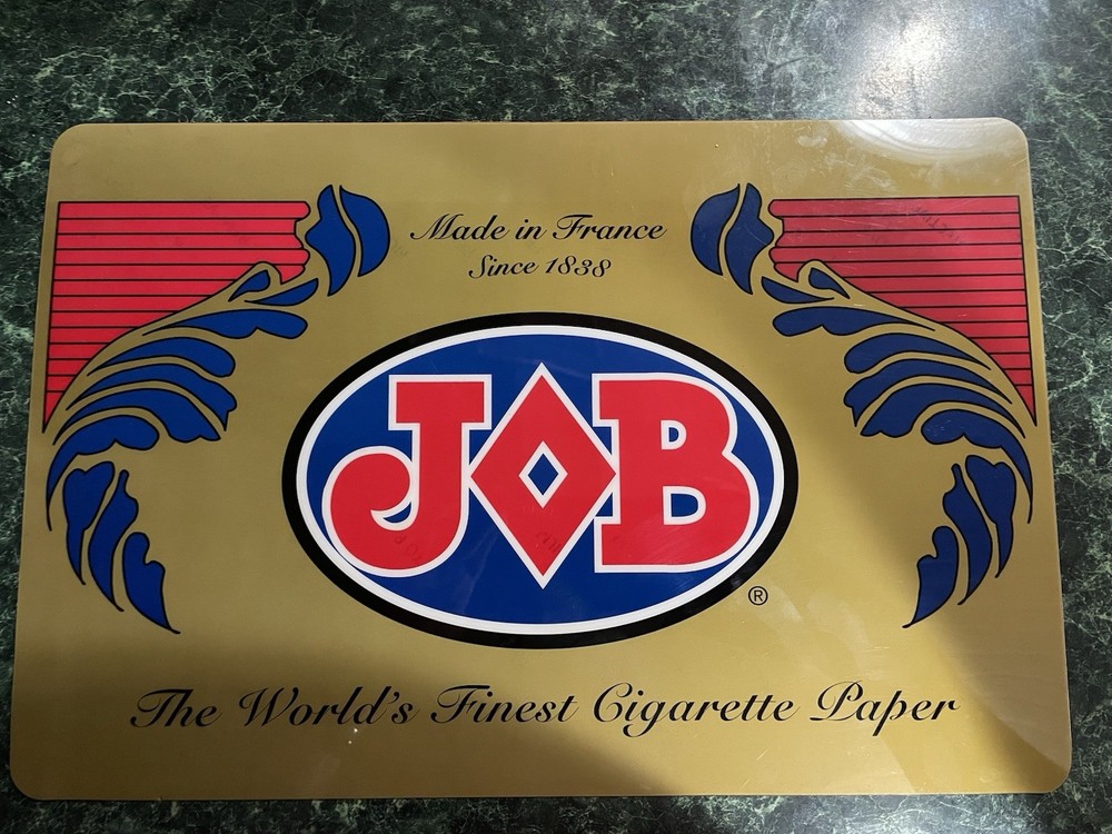 JOB Cigarette Paper Sticker Advertisement.