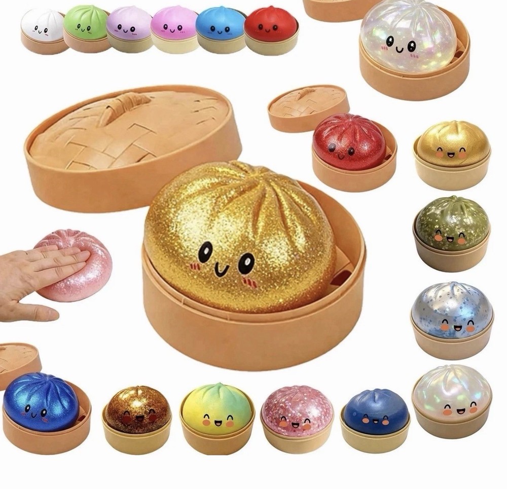 Squishy Dumpling Rainbow NEW Dumpling Five Below Type New Sealed Fidget Butter