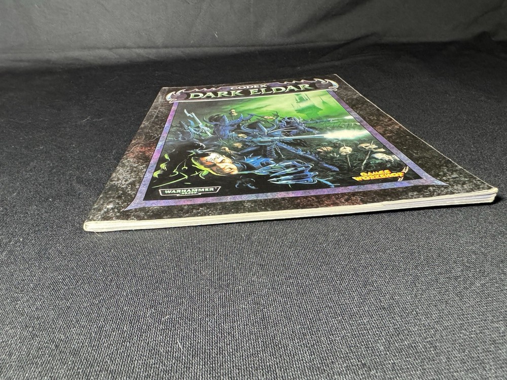 Warhammer 40K Codex: DARK ELDAR (Vtg PB, 1998) Games Workshop Rare OOP