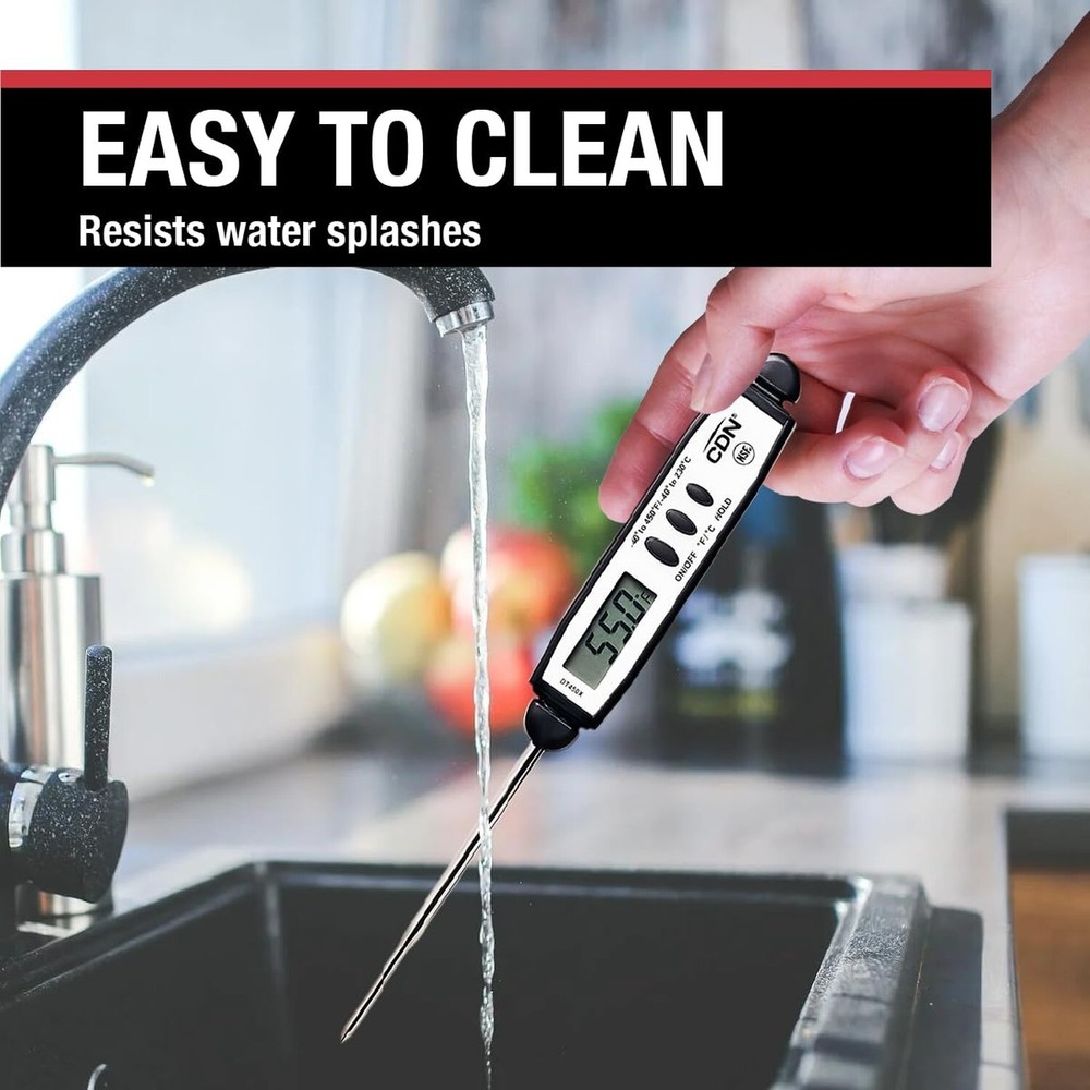 CDN ProAccurate® Pocket Thermometer | Instant Read | 2.75" Stainless Tip |