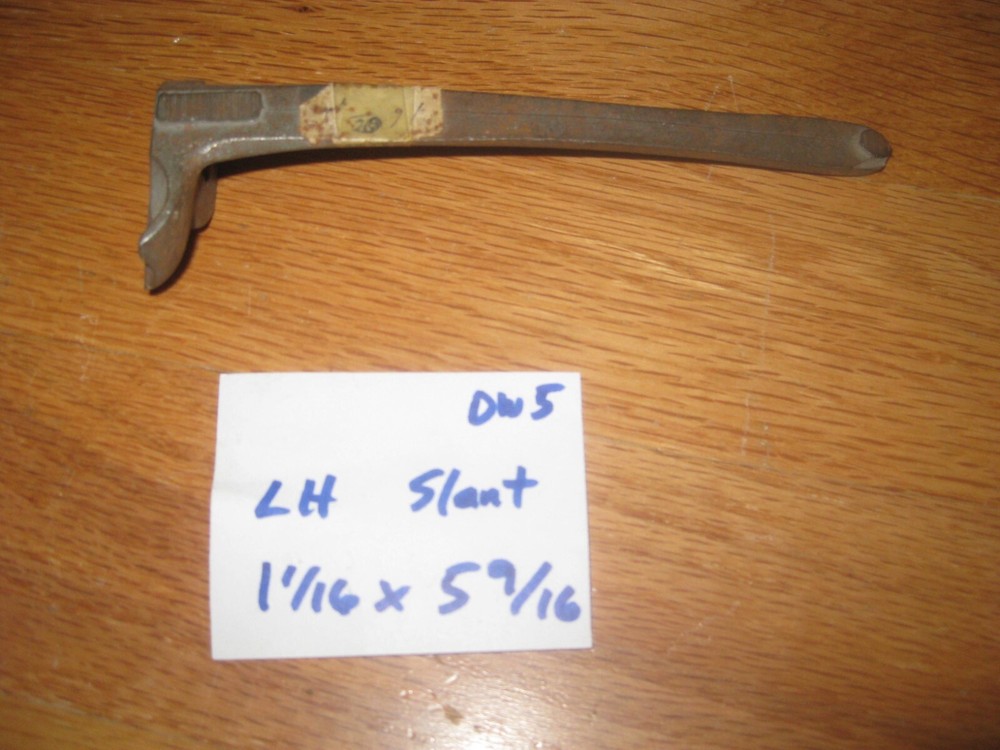 Tang For Slanted Hooked Perc. Breech Plug  Muzzleloader 1 1/16" ATF, Left Hand