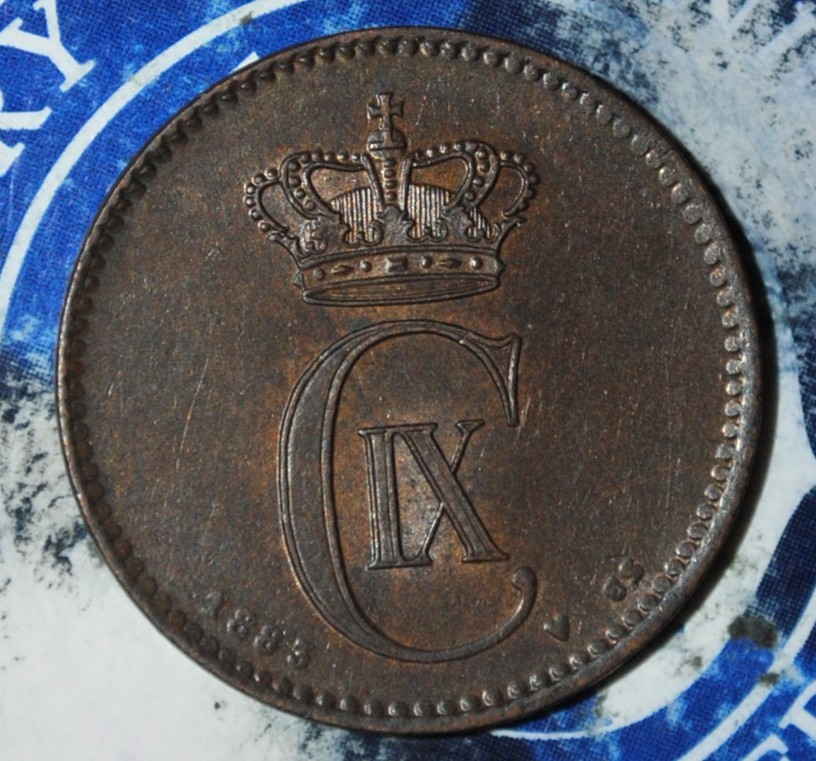 AU Denmark 2 Ore 1883 {{{D231