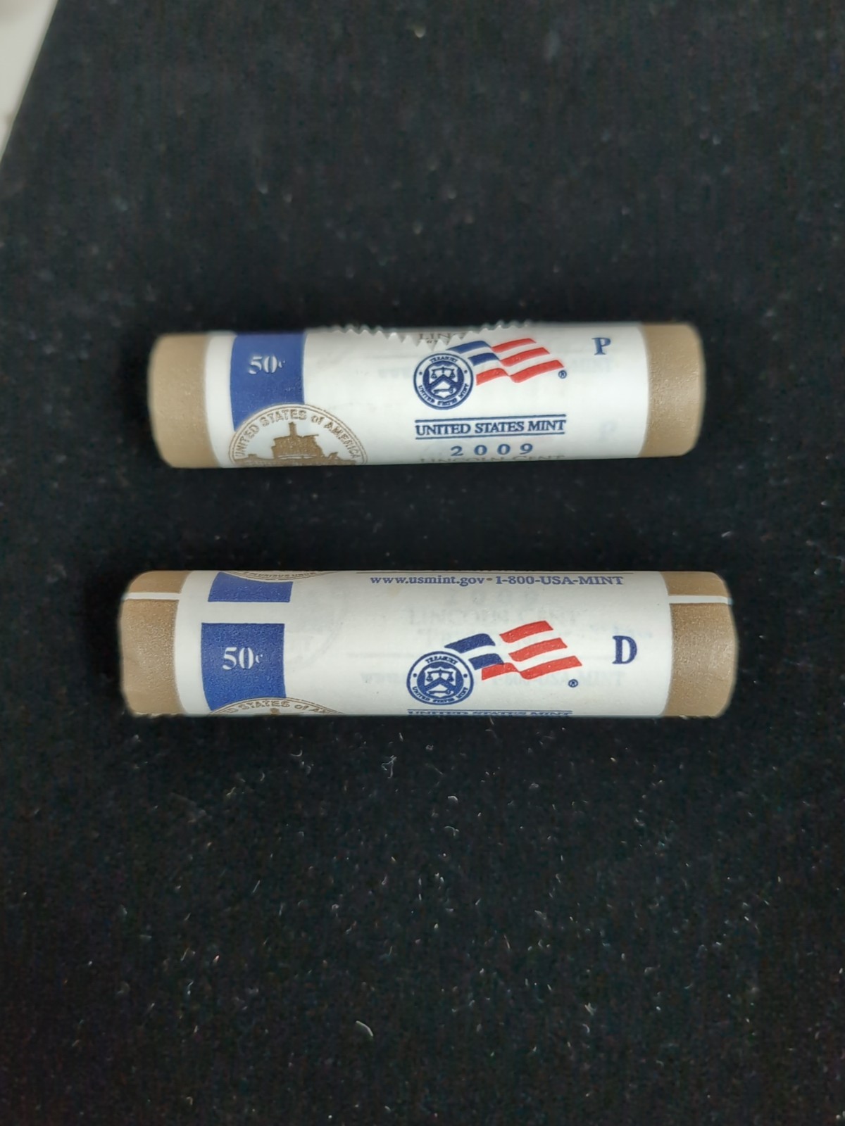 2009 P - D US Mint LINCOLN CENT "Presidency" 2 ROLLS
