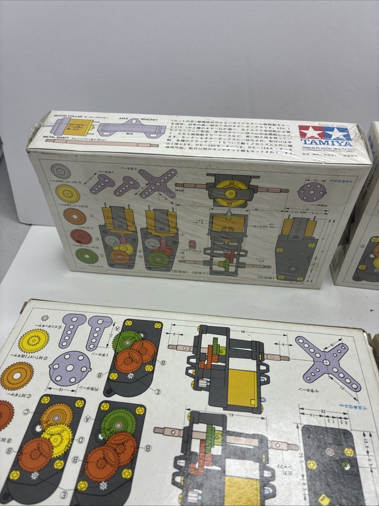 TAMIYA EDUCATIONAL GEARBOX H.E. ART 72001 72002 72003 72004