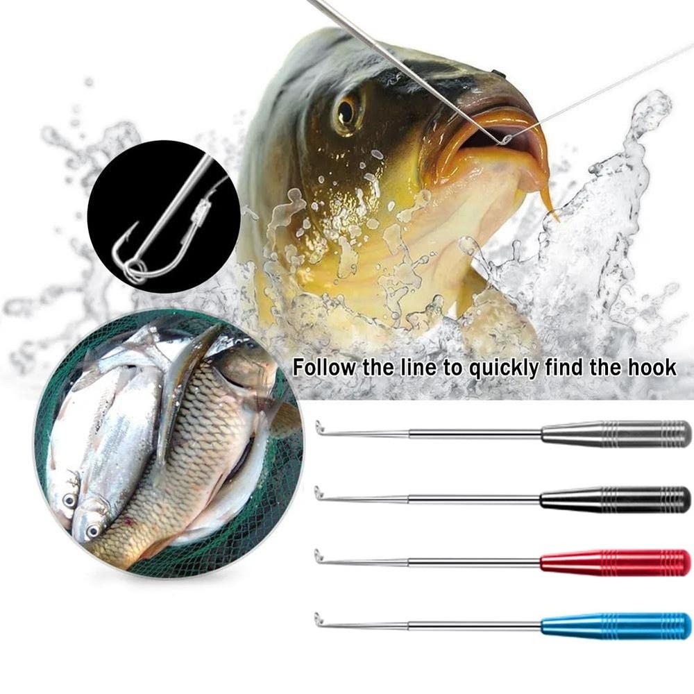 Fishing Hook Remover Tool Kit - Quick Extractor with Storage Tubes