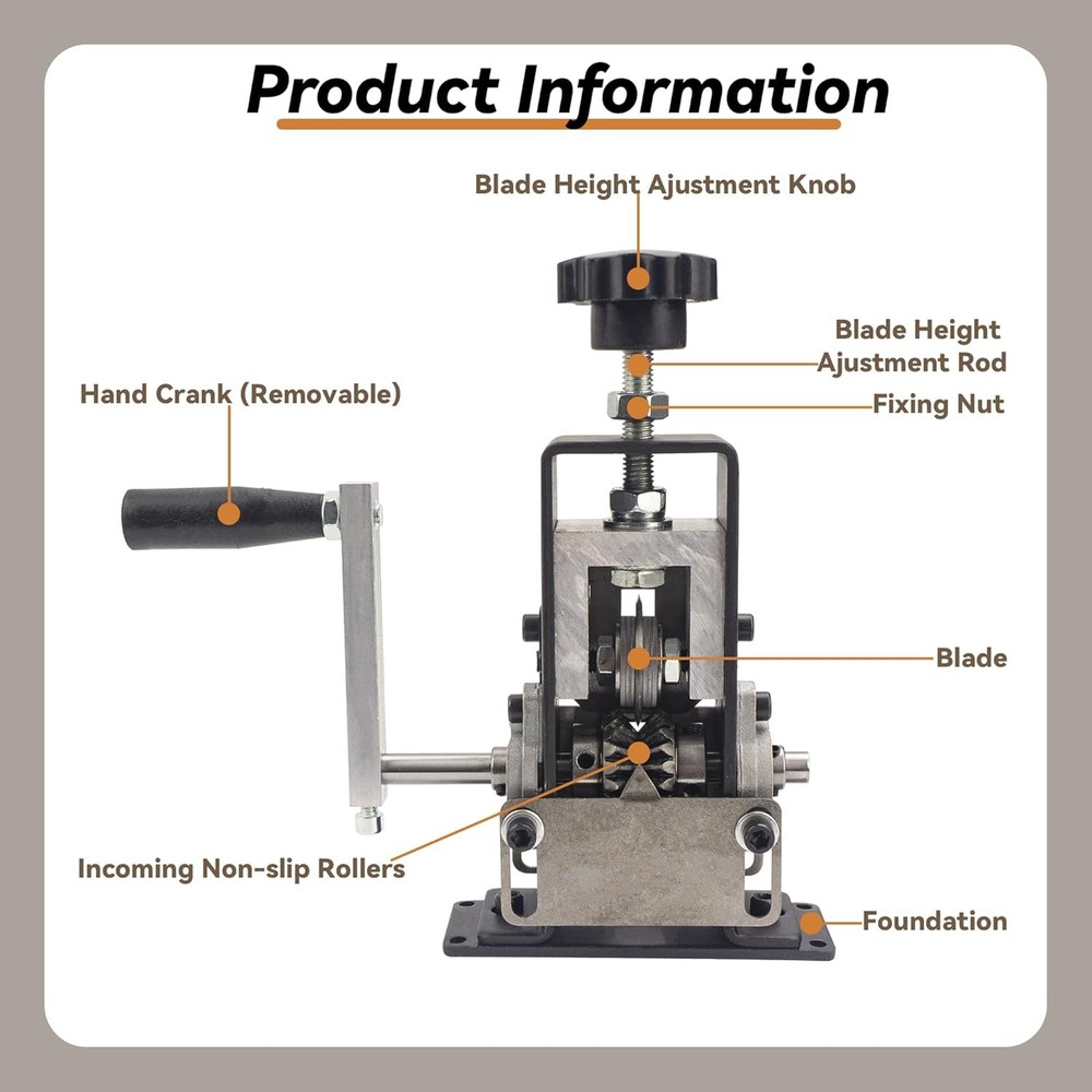 Manual Wire Stripping Machine Copper/Drill Stripper, Metallic