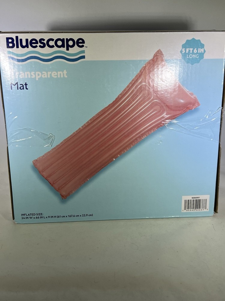 Bluescape Pool Pink Floating Mat With Pillow