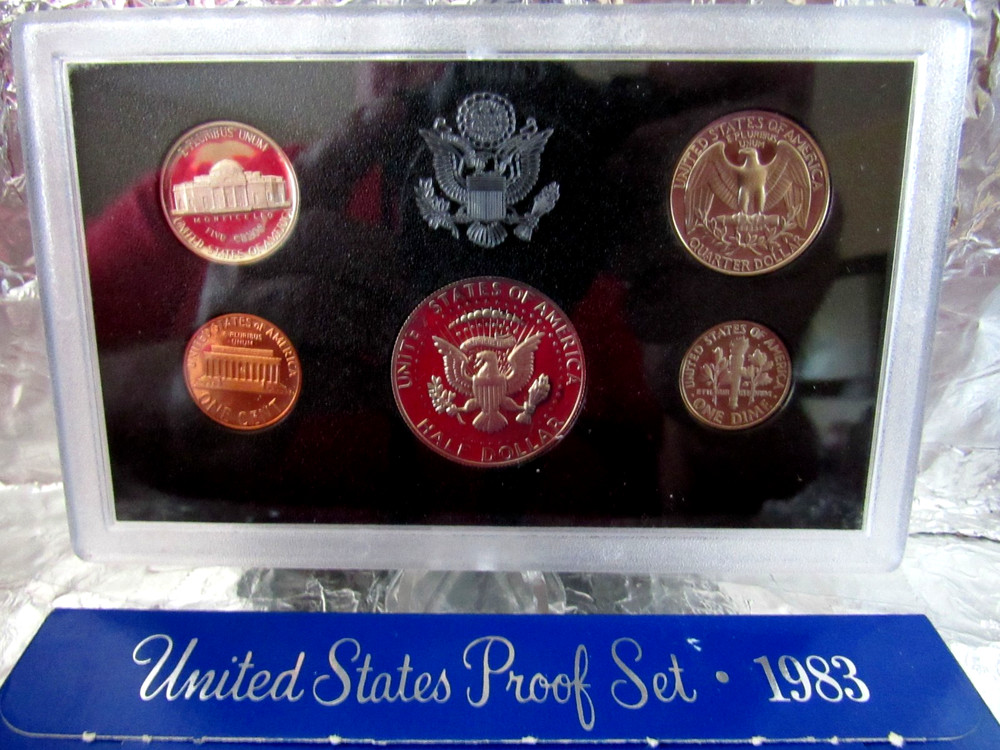 1983 S Proof Set Original Box US Mint 5 Coins