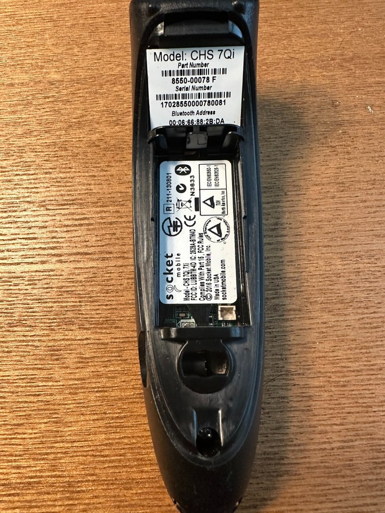 Open Box Socket Bluetooth 2D Barcode Scanner 7Qi Replace 7Ci S740 Shopify