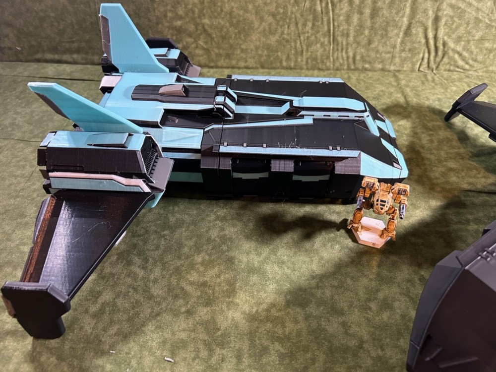 Mech Scale Leopard Class Drop Ship | Unpainted 1/285 or 6mm scale