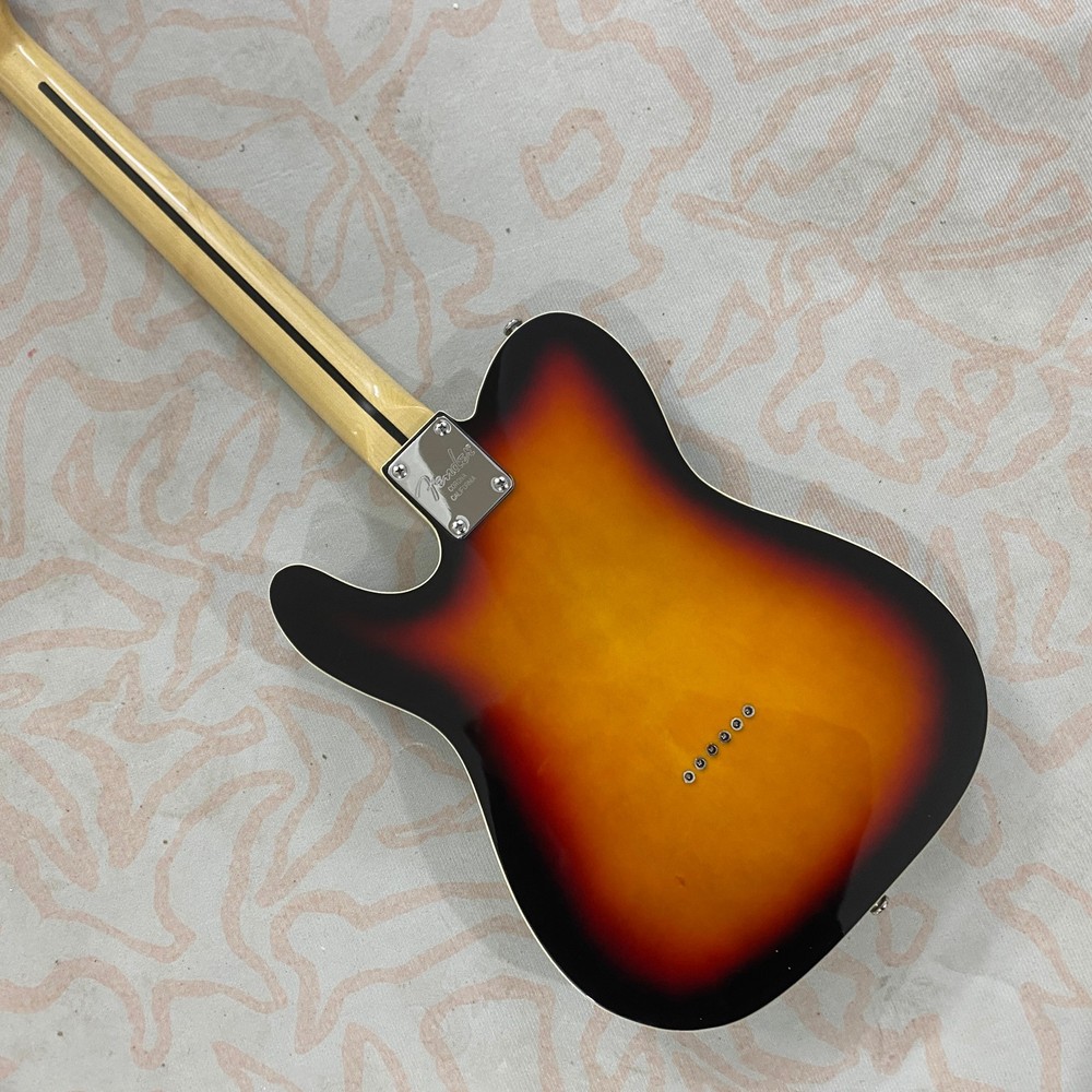 Retro Sunset Gradient TL Electric Guitar Gloss Solid Body Premium Build