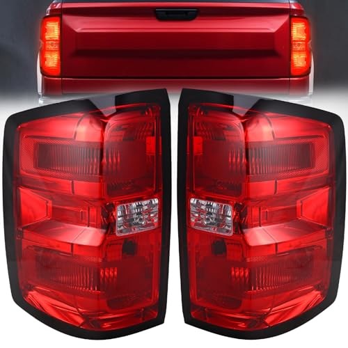 Tail Light Assembly Compatible with 2016-2019 For 2016-2019 Chevy Silverado