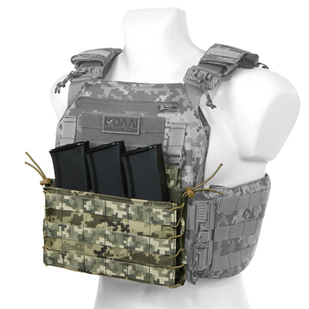Modular Tactical Backpack 6L MM-14 Pixel MOLLE Vest Mount Organizer Panels