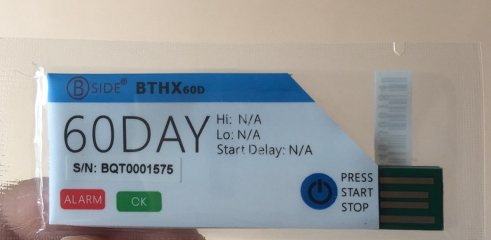 One-off Disposable Single-Use Temperature Data Logger Record Max 60Days IP67 USB