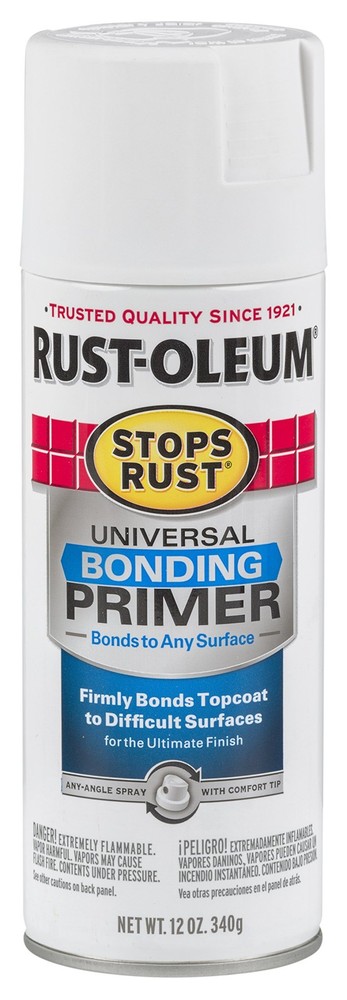 Rust Oleum Stops Rust Universal Bonding Primer 12Oz Low Odor White Paint