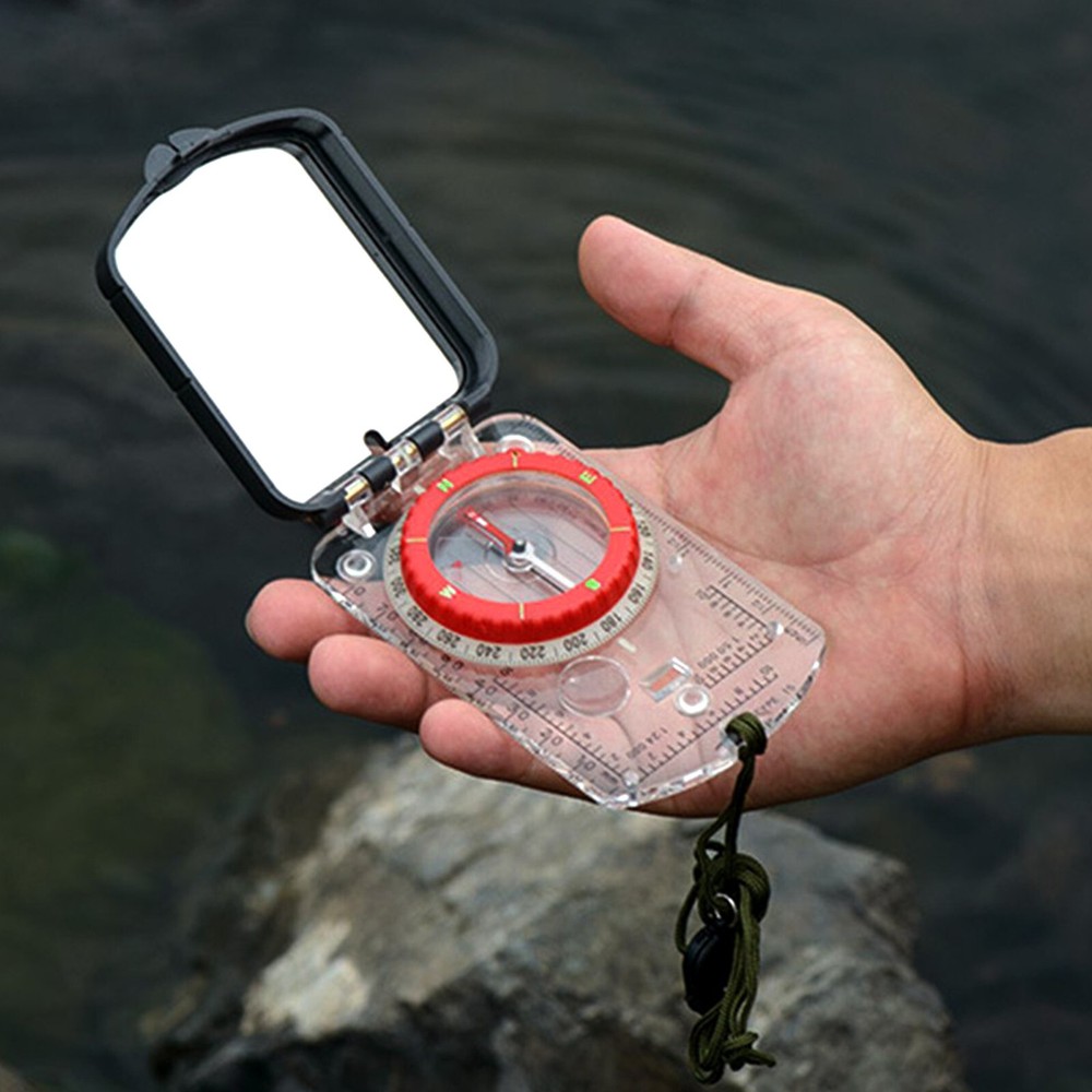 Sirius Survival Adjustable Declination Compass for Maps for Hiking & Navigation