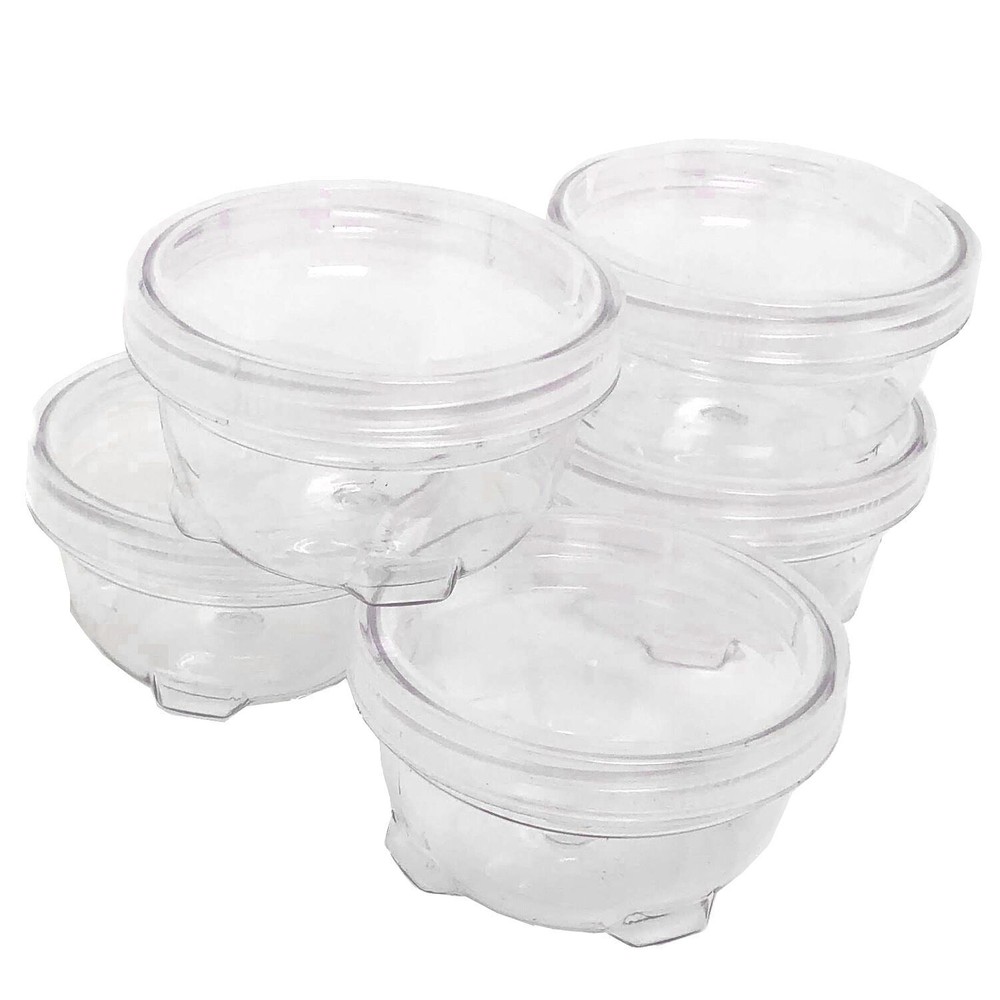 Storage Containers Stackable Interlocking Detachable with Lid 5 for Beads Crafts