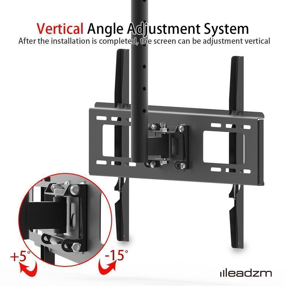 Full Motion Ceiling TV Wall Mount Bracket for 32 40 42 46 50 55 60 65 70 LED LCD