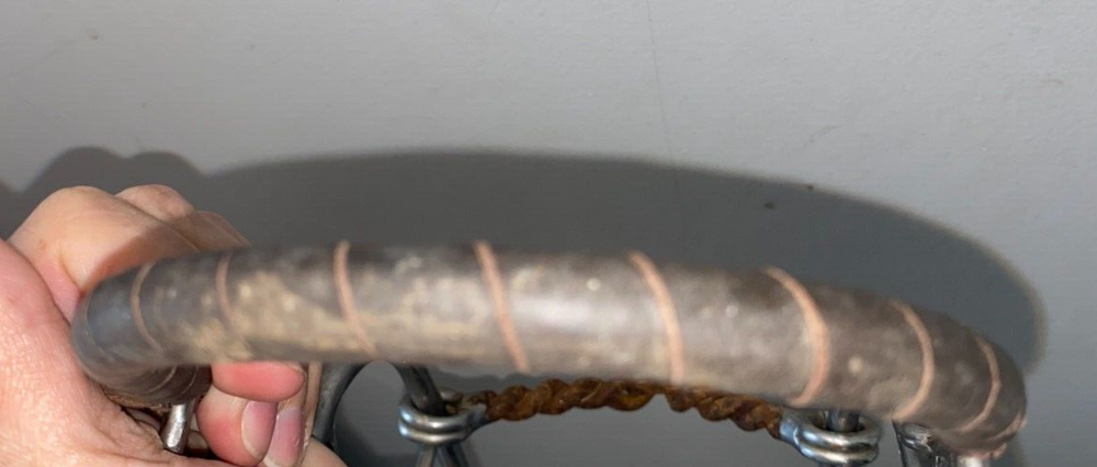 5'' PARTRADE COMBO WESTERN BIT LEATHER WRAPPED NOSE