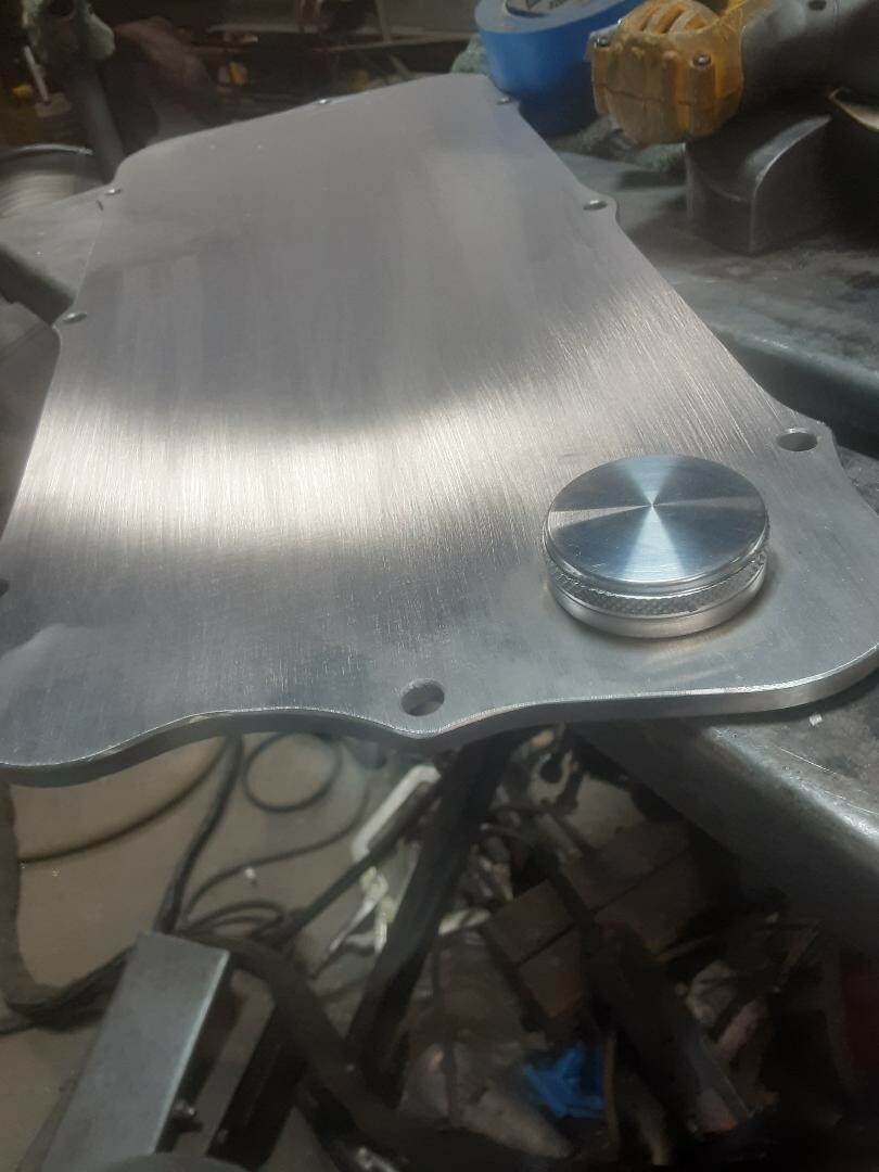 Chrysler 392,354 & 331 Vally cover with o ring oil fill cap.dragster,altered,cac